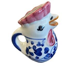 Vintage mini Ceramic Italian Chicken Creamers